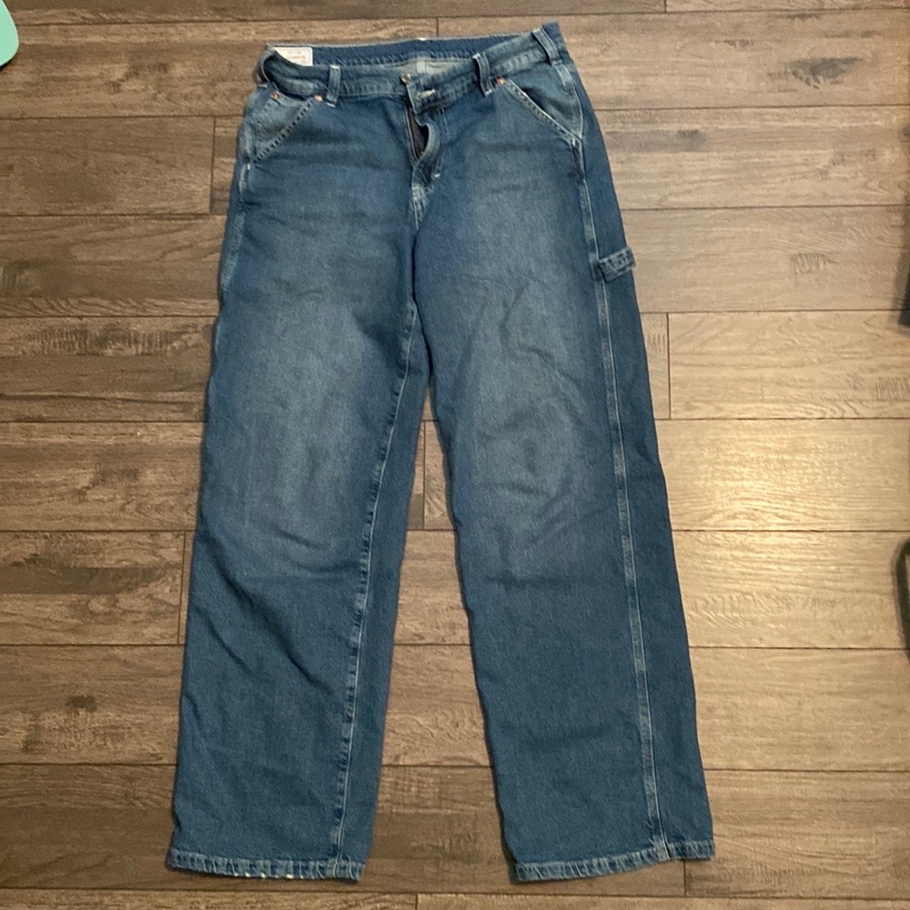 Mid Rise ‘90s Loose Carpenter Jeans w/Washwell